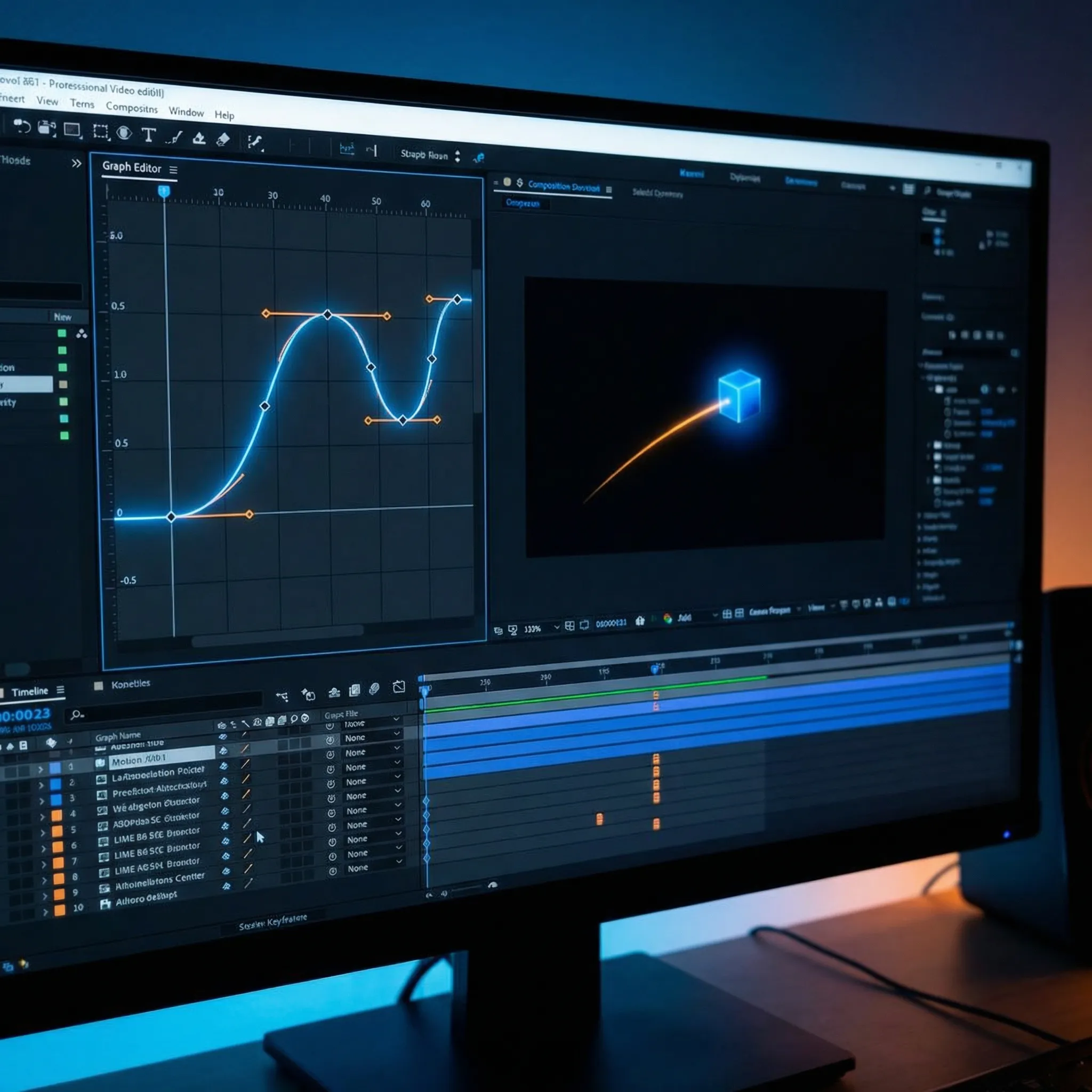黄色仓库 关键帧动画教程 - Keyframe技巧