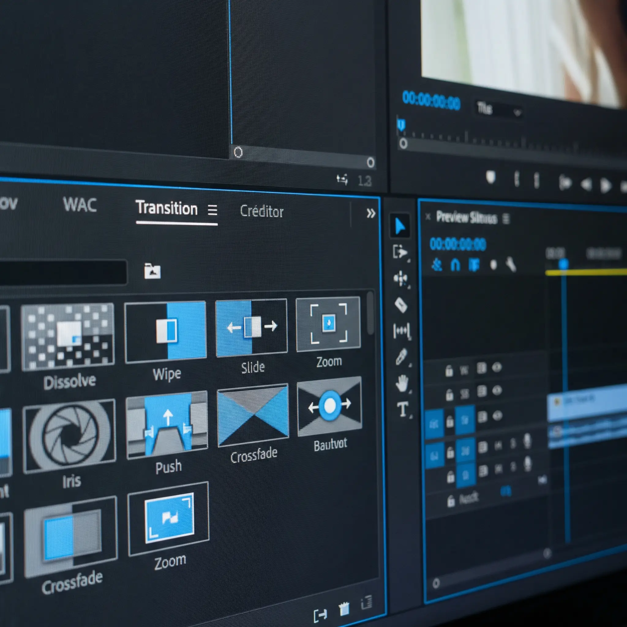 黄色仓库 转场效果教程 - Transition技巧