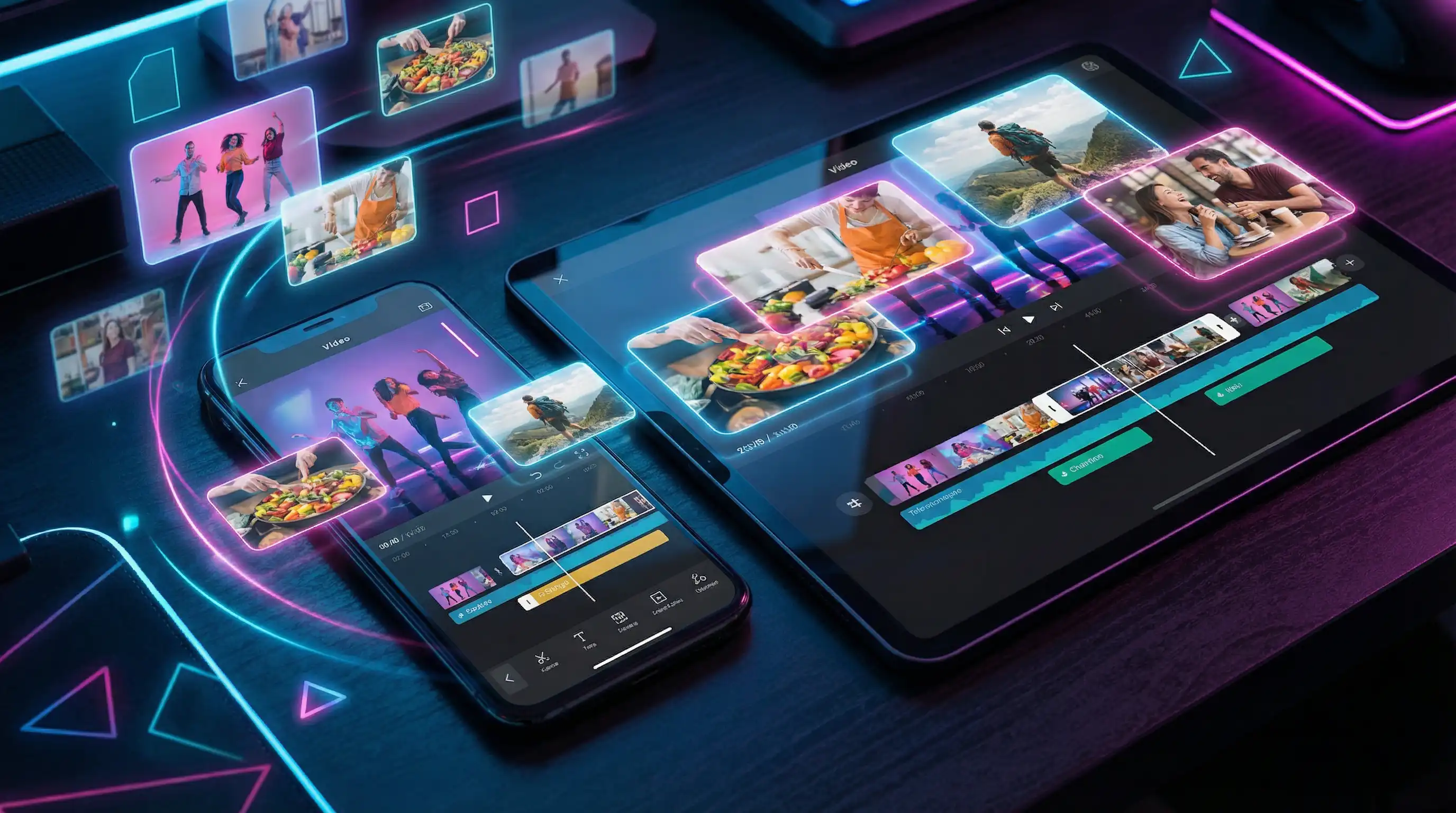 黄色仓库 小视频剪辑教程 - 手机与平板上的短视频创作